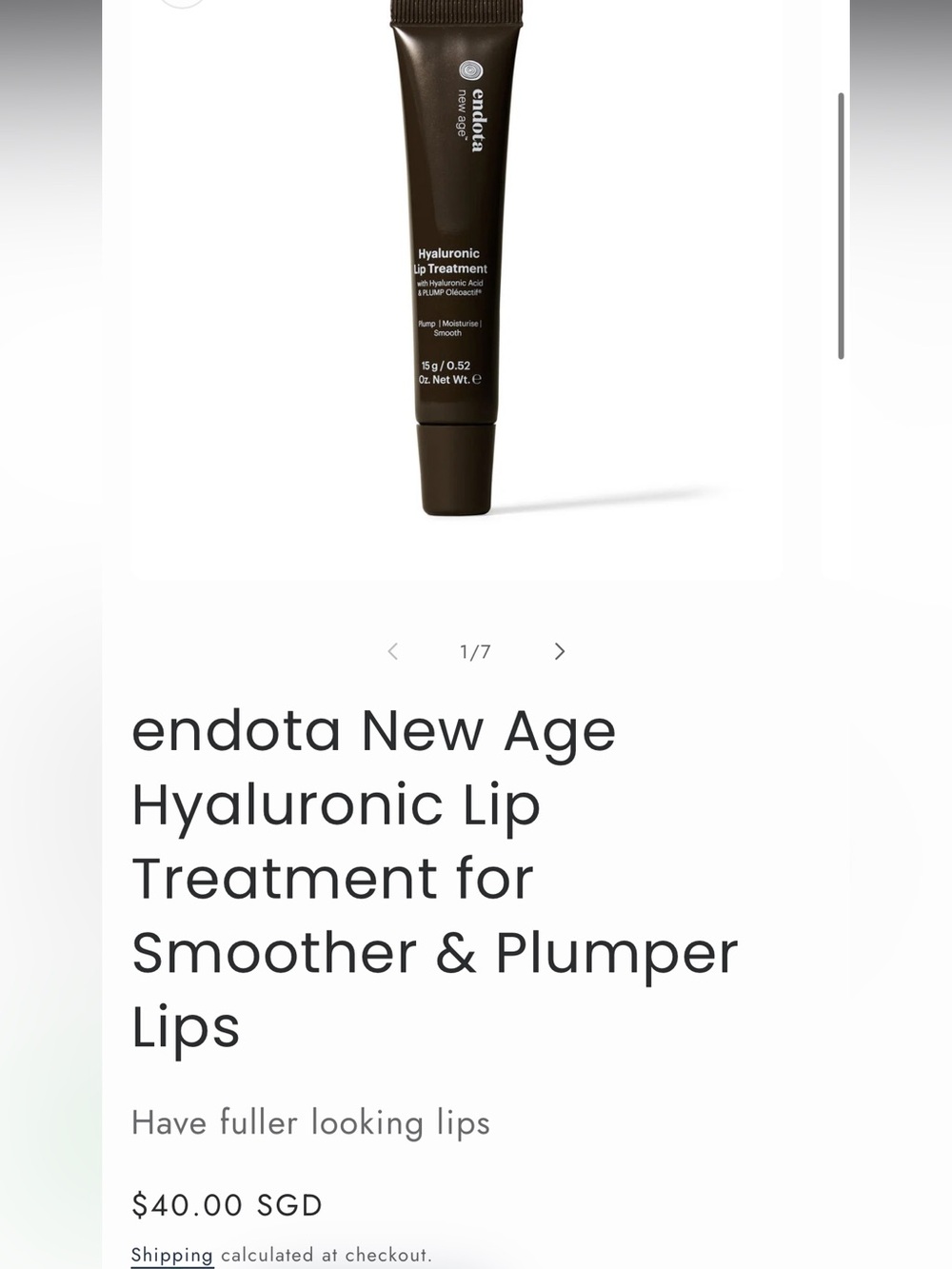 New Age Hyaluronic Lip Treatment — Brown